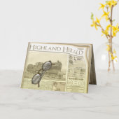 Die Grüße und Mitteilungskarten der Zeitung (Gelbe Blume)