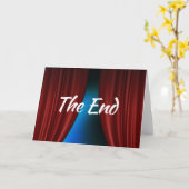 Die Grußkarte am Ende Karte (Gelbe Blume)