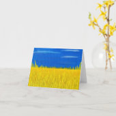 Die Grußkarte "Demokratie ernten" Karte (Gelbe Blume)