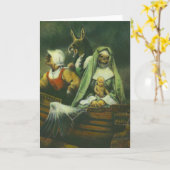 Die Grußkarte der drei Hexen Karte (Gelbe Blume)