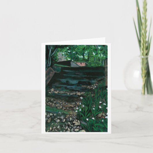 Die Grußkarte der Treppe Karte (Vorderseite)