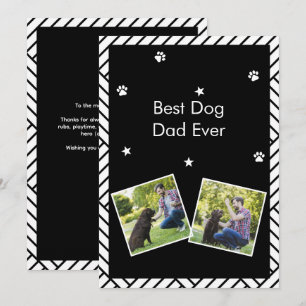Die Grußkarte des besten Dog Vaters Einladung