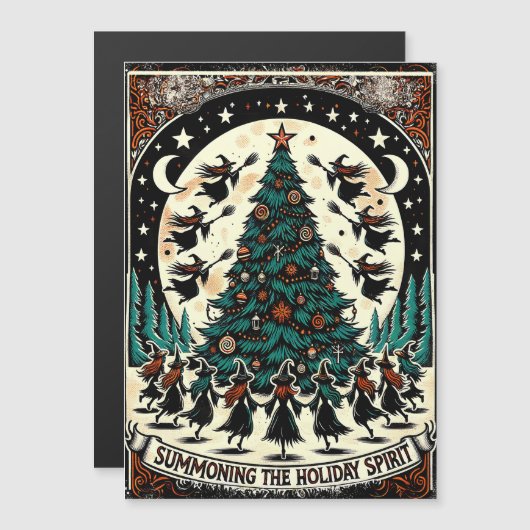 Die Grußkarte des Urlaubssinns beschwören Magnetkarte (Vorne/Hinten)