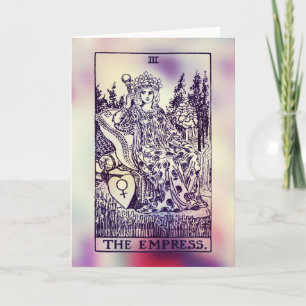 Die Grußkarte Empress Tarot Card Karte