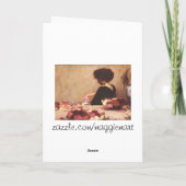 Die Grußkarte für das Musikunterricht Karte (Rückseite)