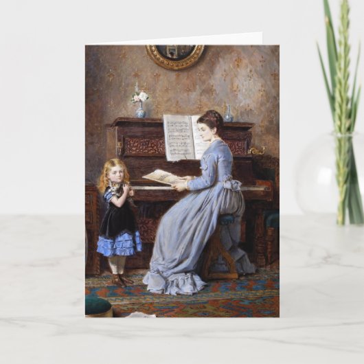 Die Grußkarte für das Musikunterricht Karte (Vorderseite)