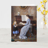 Die Grußkarte für das Musikunterricht Karte (Gelbe Blume)