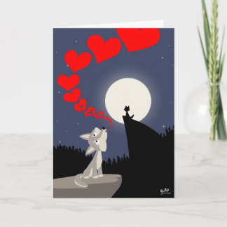Die Grußkarte für den Ruf der Liebe Feiertagskarte