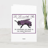 Die Grusskarte für den Stolz Karte (Rückseite)