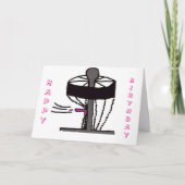 Die Grußkarte "Happy Birthday Disk Golf" Karte (Vorderseite)