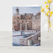 Die Grußkarte "Kinder Israels im 2. Tempel" Karte (Gelbe Blume)