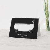 Die Grußkarte zusammenlegen Karte (Rückseite)