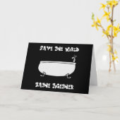 Die Grußkarte zusammenlegen Karte (Gelbe Blume)