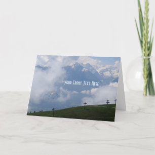 Die Grußkarten der Alpen Karte