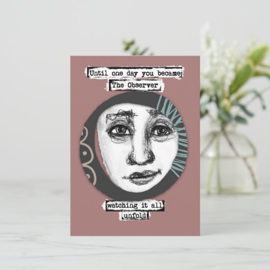 Die Grußkarten des Beobachters Karte (Stehend Vorderseite)