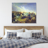 Die Guard-Hussars, die in Warschau angreifen Leinwanddruck (Insitu (Schlafzimmer))