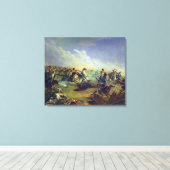 Die Guard-Hussars, die in Warschau angreifen Leinwanddruck (Insitu (Holzboden))