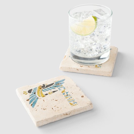 Die Guardians Ibis Steinuntersetzer (Seitenansicht)