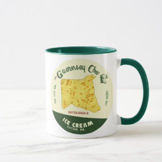 Die Guernsey-Kuh-ButterBrickle Eiscreme-Tasse Tasse