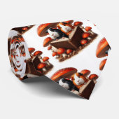 Die Guinea der Hasen unter den roten Pilzen Krawatte (Gerollt)