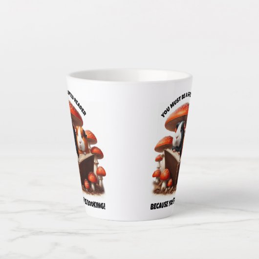 Die Guinea der Hasen unter den roten Pilzen Milchtasse (Vorderseite)