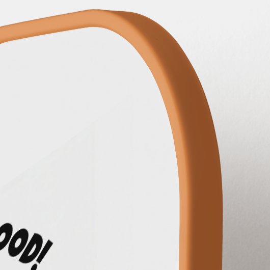 Die Guinea der Hasen unter den roten Pilzen Pickleball Schläger (Linke Seite)