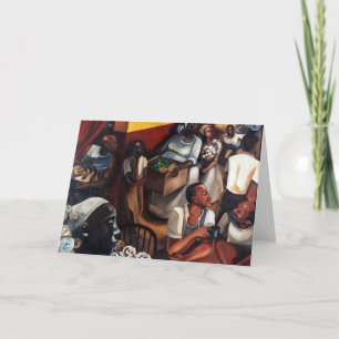 "Die Guinea-Henne got lose" Kwanzaa-Karte Feiertagskarte