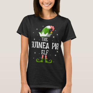 Die Guinea Pig Elf Familie passt Weihnachten T-Shirt