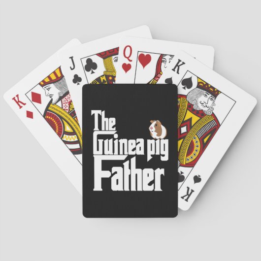 Die Guinea Pig Vater Spielkarten (Rückseite)