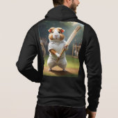 Die Guinea Schweinekricketer: in Weiß gekleidet, Hoodie (Rückseite)