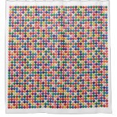 Die Gummiballmaschine Duschvorhang (Vorderseite)