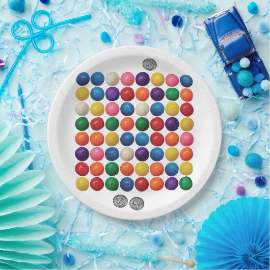 Die Gummiballmaschine Pappteller (Party)