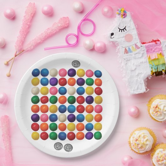 Die Gummiballmaschine Pappteller (Party)