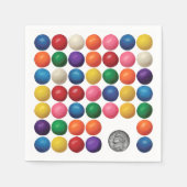 Die Gummiballmaschine Serviette (Vorderseite)