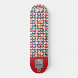 Die Gummiballmaschine Skateboard