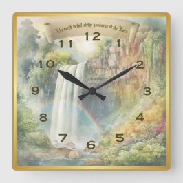 Die Güte der Lord Square Wall Clock Quadratische Wanduhr