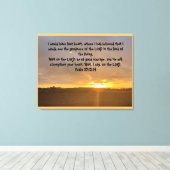 Die Güte des Herrn. Leinwanddruck (Insitu (Holzboden))