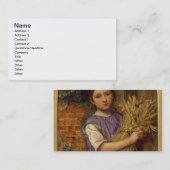 "Die gute Ernte von 1854", 1854 Visitenkarte (Vorne/Hinten)