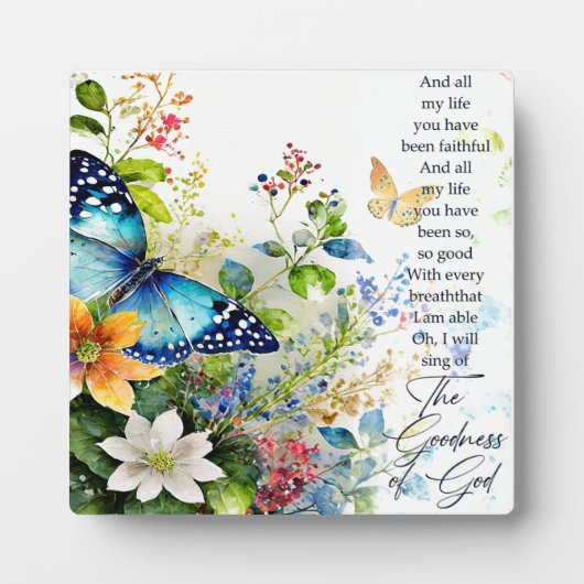 Die Güte Gottes Fotoplatte (Vorderseite)