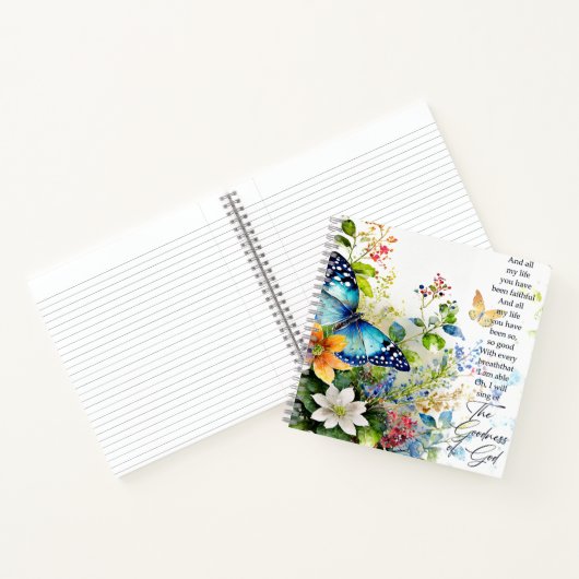 Die Güte Gottes Notizblock (Innenseite)