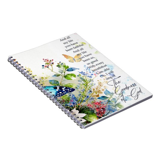 Die Güte Gottes Notizblock (Rechte Seite)