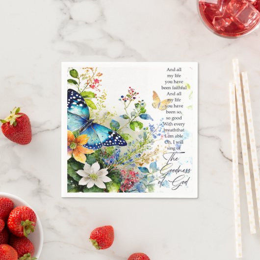 Die Güte Gottes Serviette (Beispiel)