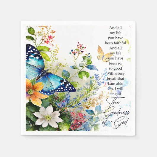 Die Güte Gottes Serviette (Vorderseite)
