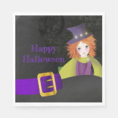 Die Gute Hexe und ihr Hut Serviette (Vorderseite)