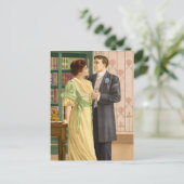 "Die gute Nachricht" Postkarte (Stehend Vorderseite)