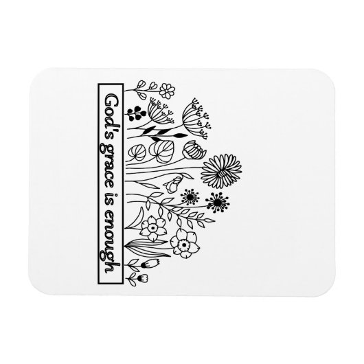 Die Güte reicht aus Magnet (Horizontal)