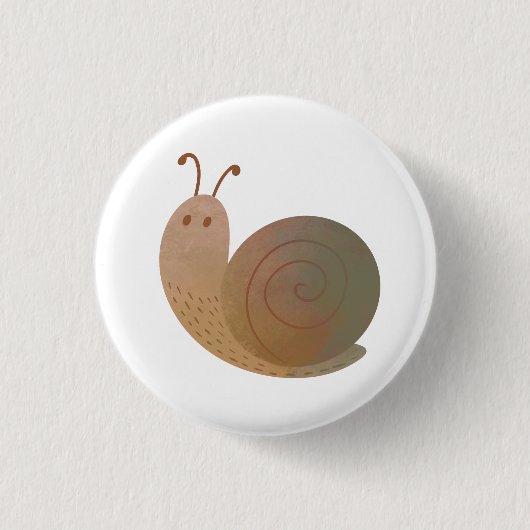 Die gute Schnecke Button (Vorderseite)