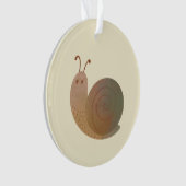 Die gute Schnecke Ornament (Vorderseite)