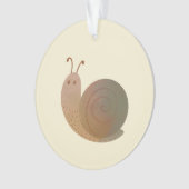 Die gute Schnecke Ornament (Vorderseite)
