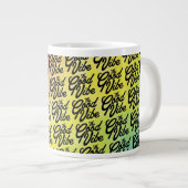 Die gute Stimmung Jumbo-Tasse (Vorderseite Rechts)